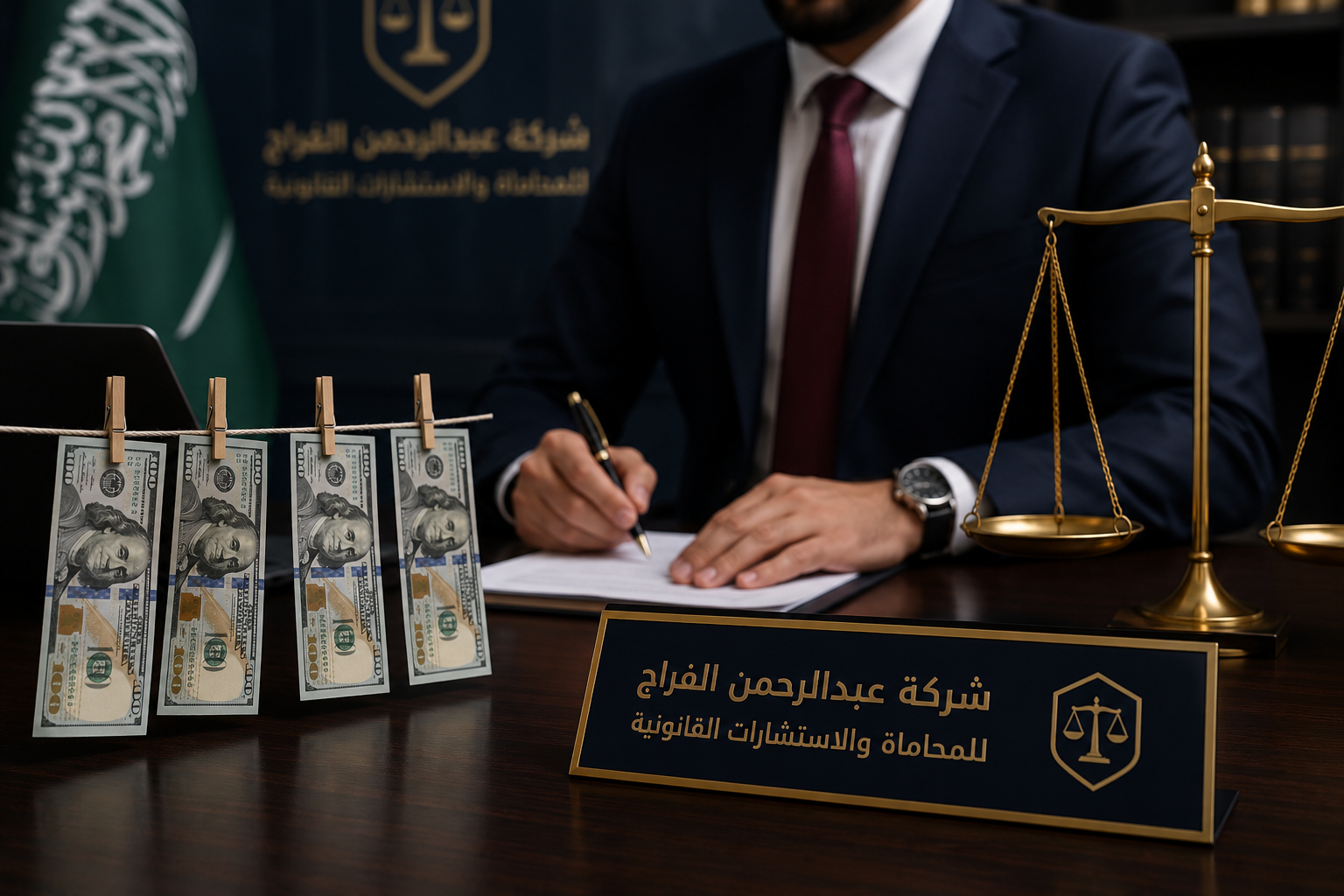محامي قضايا غسيل أموال في السعودية